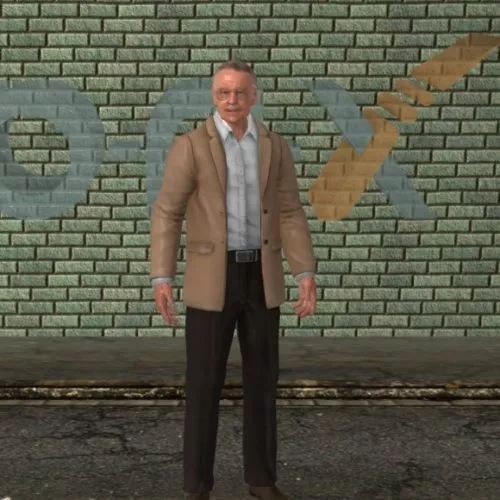 Stan Lee 3d model Stan Lee 3d model