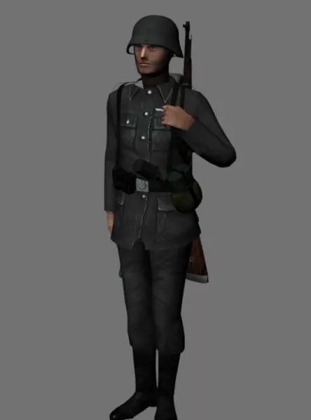 Wehrmacht Soldier 3d model Wehrmacht Soldier 3d model