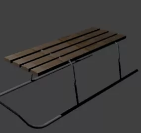 Sled Vehicle 3d model