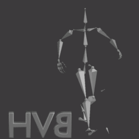 Bvh Character Rigged 3d model