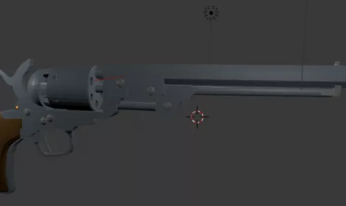 Colt 1860 Revolver 3d model Colt 1860 Revolver 3d model