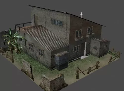 The Warehouse Game Building 3d model