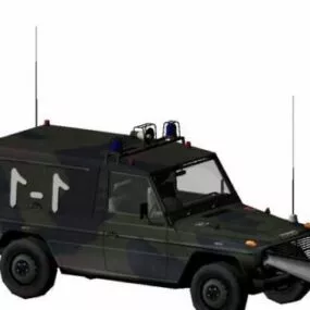 Fire Truck German Benz "fire Chief" 3d model