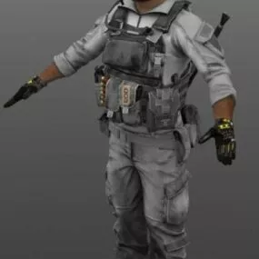 Engineer Soldier 3d model
