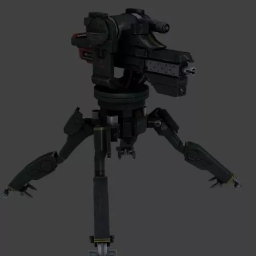 Sentry Gun 3d model Sentry Gun 3d model