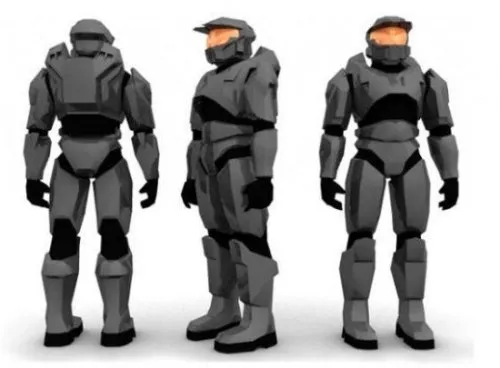 Halo Master Chief Game Character Set 3d model Halo Master Chief Game Character Set 3d model