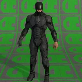 Robocop  Character 3d model