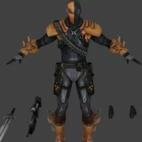 Deathstroke 3d model