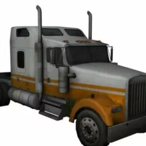 Semi Truck Head 3d model