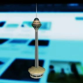 Milad Tower 3d model