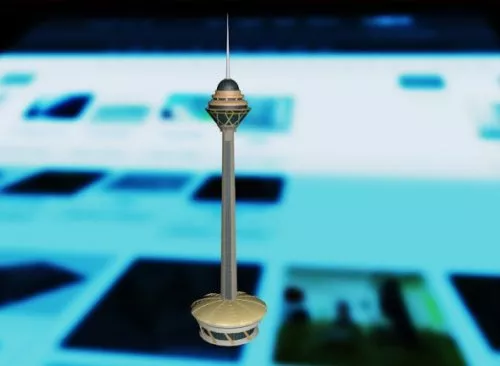 Milad Tower 3d model Milad Tower 3d model
