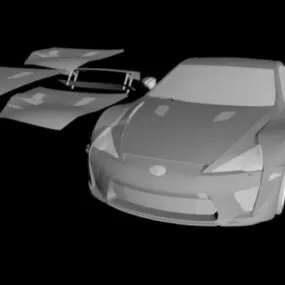 Lexus Lfa 3d model
