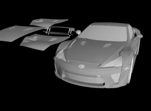 Lexus Lfa 3d model Lexus Lfa 3d model