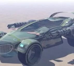 Hexacar Military 3d model