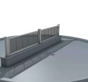 3d Fence 3d model