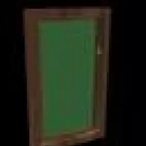 Wooden Frame Window 3d model