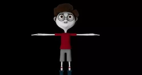 Kid 3d model Kid 3d model