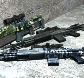 M14 Ebr 3d model
