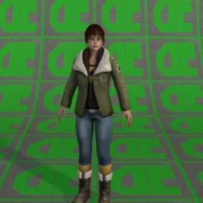 Barbara Gordon 3d model