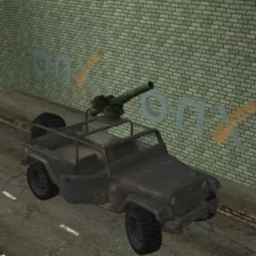 Jeep (tow) 3d model