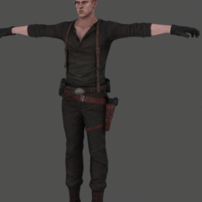 Jake Man Character 3d model