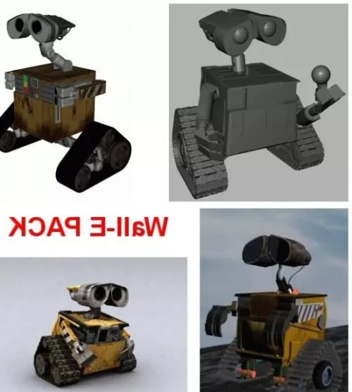 Wall-E Character 3d model Wall-E Character 3d model