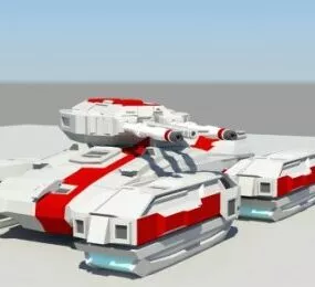 SH-67 Battle Tank 3d model