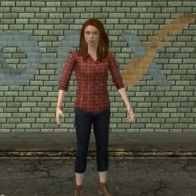 Amy Pond 3d model