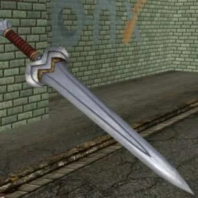 Amazonian Sword Weapon 3d model