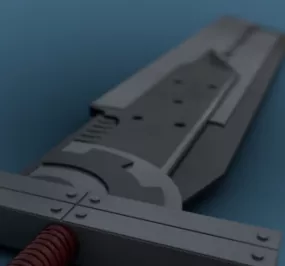 Cloud´s Sword 3d model