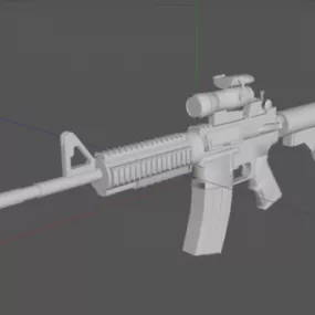 Colt M4a1 Weapon 3d model