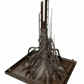 Furnace Building 3d model