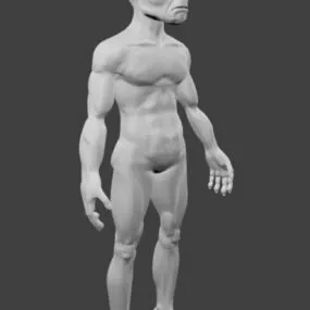Alien Character 3d model