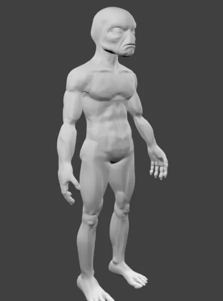 Alien Character 3d model Alien Character 3d model