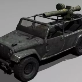 Jeep Tow Car 3d model