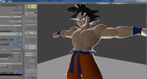 Goku Character 3d model Goku Character 3d model