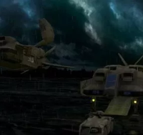 Dropship Apc Vehicle 3d model