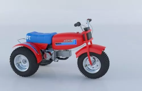 Atc 70 Bike 3d model Atc 70 Bike 3d model