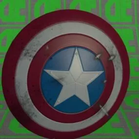Captain America Shield 3d model