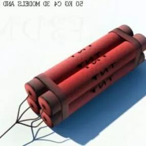 C4 Tnt Dynamite 3d model