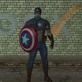 Captain America 3d model