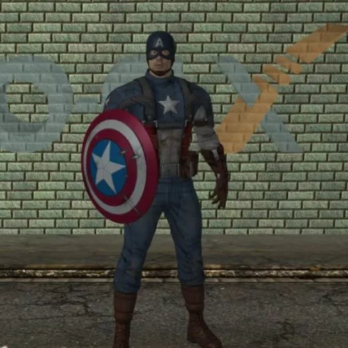Captain America 3d model Captain America 3d model
