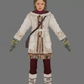 Lyra Belacqua Winter 3d model