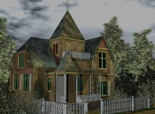 Suburb Villa 3d model Suburb Villa 3d model