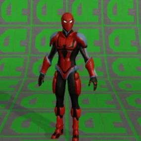 Spider man Marvel Character 3d model