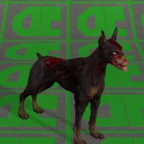 Zombie Dog 3d model