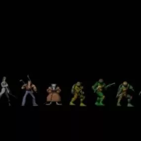 Tmnt Characters 3d model