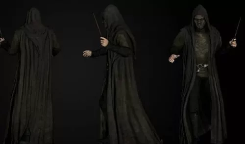 Harry Potter Deatheater Character 3d model Harry Potter Deatheater Character 3d model