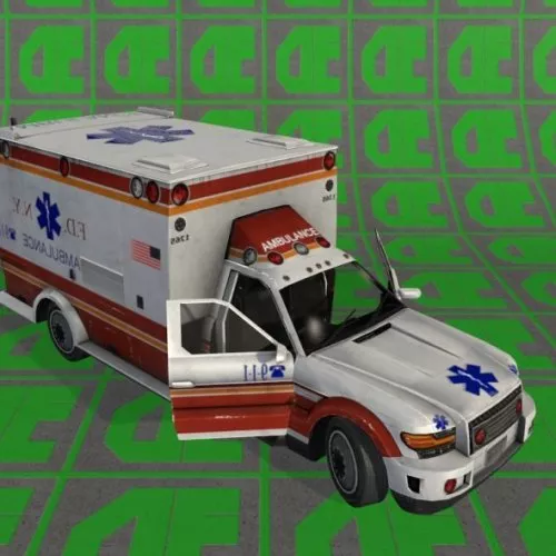 Ambulance Car 3d model Ambulance Car 3d model