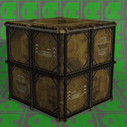 Vertical Steel Cage 3d model